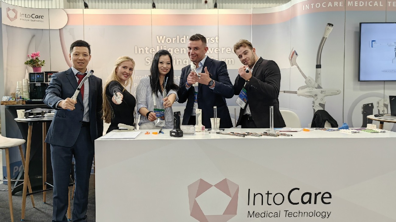 IntoCare showcases its Intelligent Powered Stapling Platform at the 18th ESCP Scientific Conference